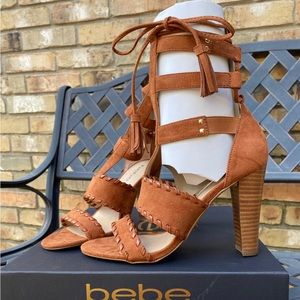 Gorgeous Suede Lace Up Heels - Perfect for sundresses!